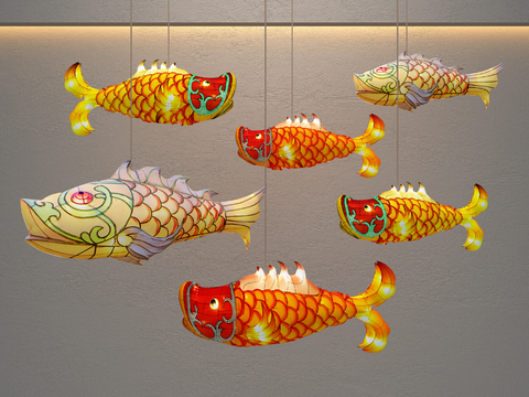 Chinese lantern fish Decorative Light