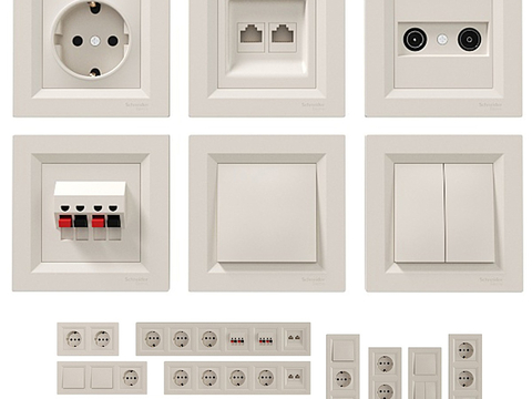 Air conditioning outlet socket panel