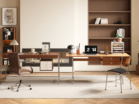 medieval style desk and chair