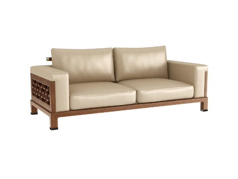 New Chinese-style double sofa