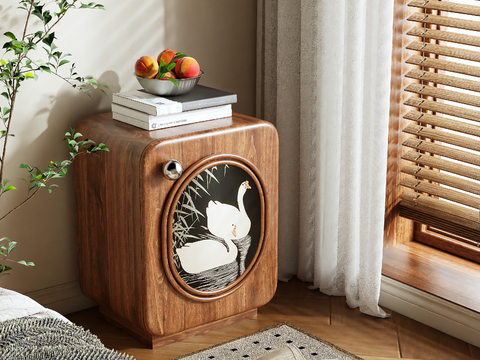 Antique bedside table