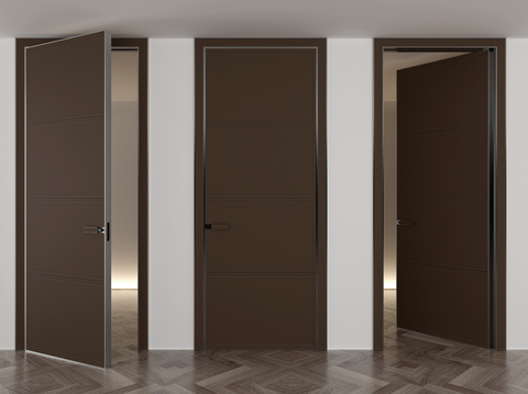 Modern Wooden Door Single Door Paint Door