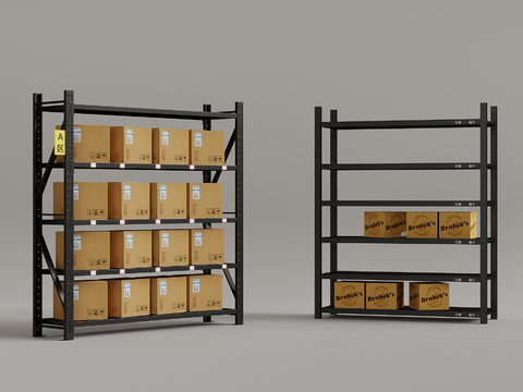 Warehouse shelf storage cabinet