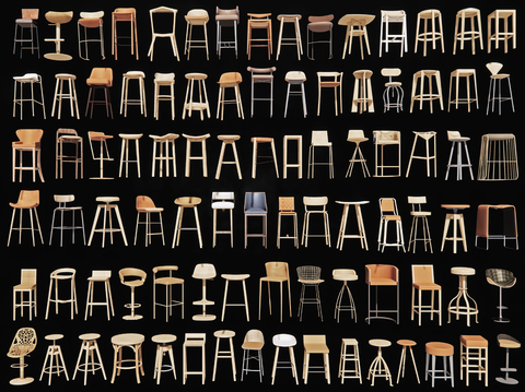 Modern Bar Chair Bar Stool High Stool