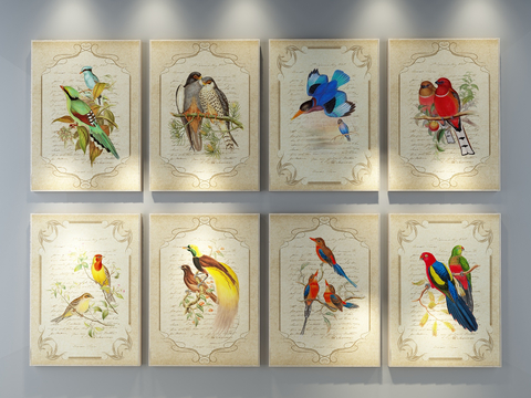 New Chinese Decorative Painting Flower and Bird Painting