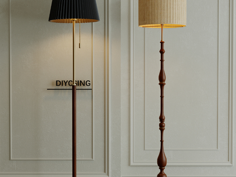 French floor lamp