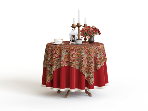 French Round Table Round Table Cloth