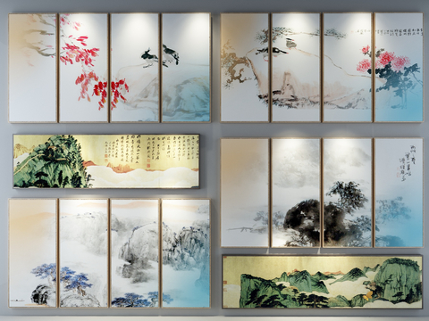 New Chinese Ink Painting Decorative Painting