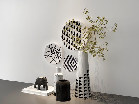 Modern ceramic furnishings ornaments