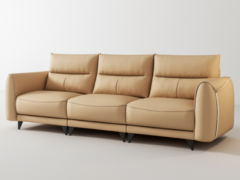 Italian Couch Leather Sofa