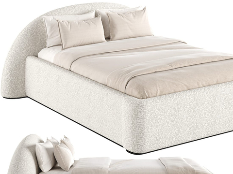 Quin Fluffy Double Bed Minimal Double Bed