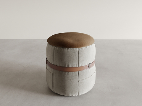 Modern Round Stool Sofa Stool Shoe Changing Stool