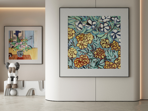 Modern Flower Painting Decorative Painting