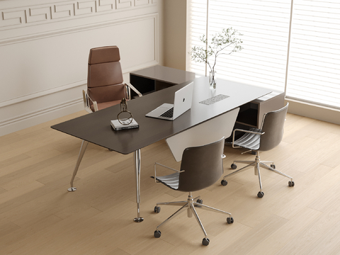 Modern Boss Desk Office Desk and Chair