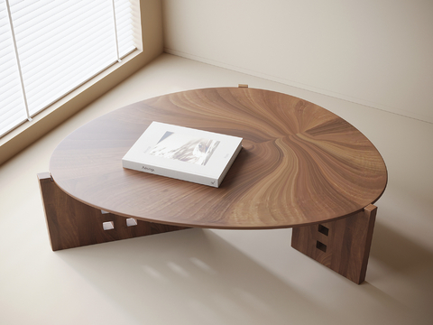 Modern wooden tea table