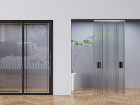 Changhong glass door sliding door sliding door