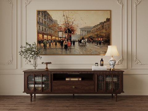 French TV cabinet