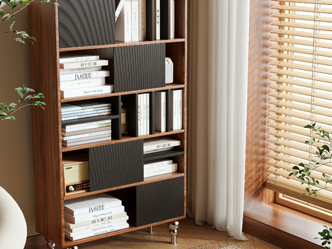 Mid-century Style Bookcase