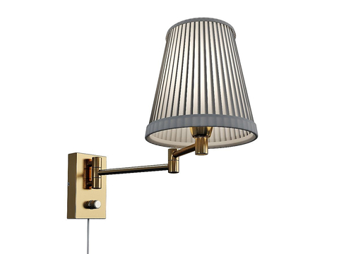 European-style lampshade wall lamp