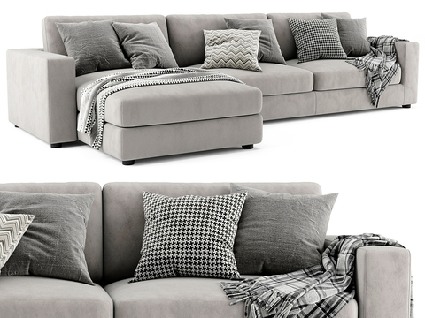 Modern Fabric Sofa Multiplayer Sofa