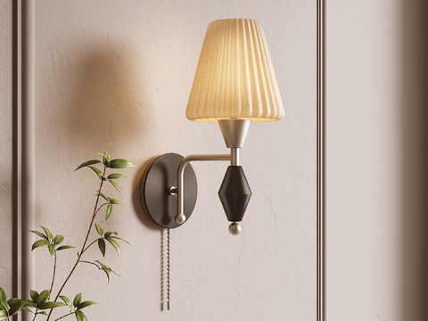 French retro wall lamp