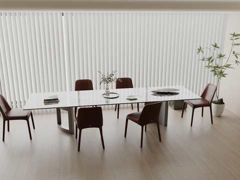 Modern Dining Table and Chair