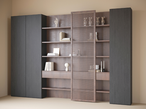 Modern Bookcase Full Wall Bookcase