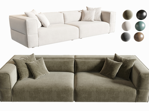 Modern double sofa