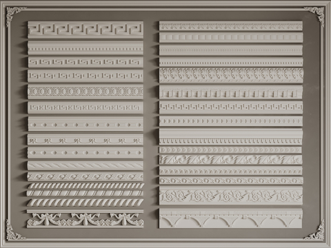 French Line Gypsum Line Corner Line