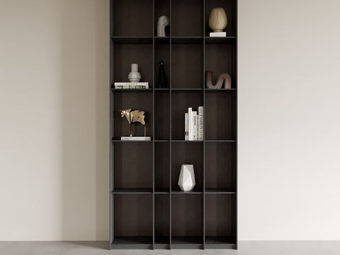 Modern bookcase display cabinet