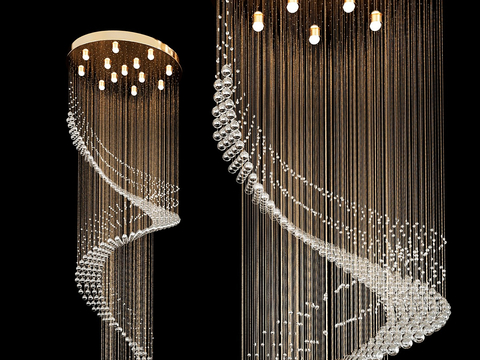 Affordable Luxury Style Crystal Chandelier Hotel Decorative Light