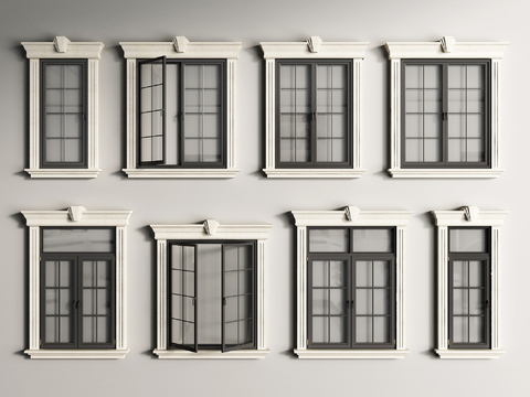 European-style casement window