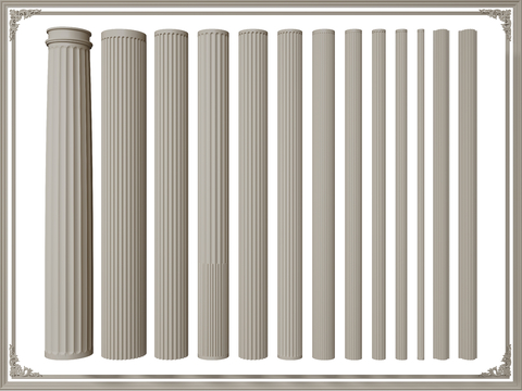 European column cylinder