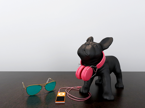 Modern fashion puppy ornaments