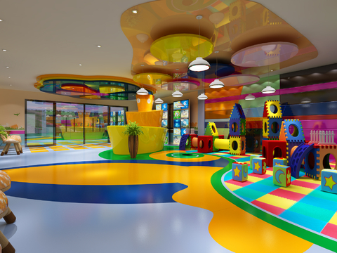 Modern Kindergarten Kindergarten Recreation Area