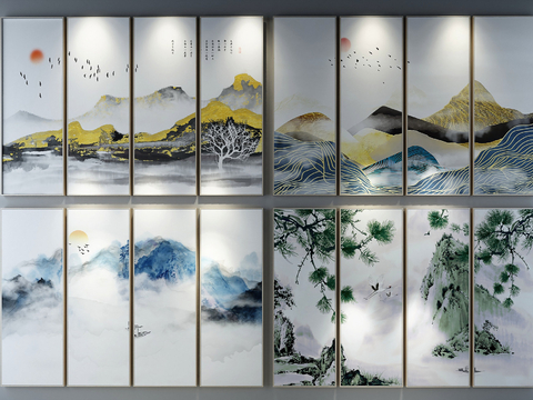 New Chinese Ink Painting Decorative Painting