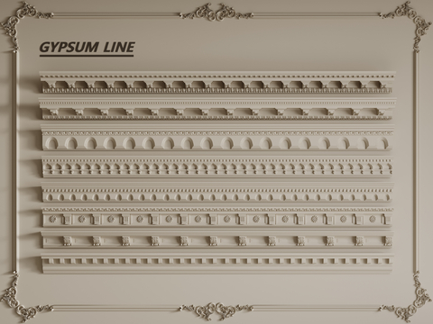 French Line Gypsum Line Corner Line