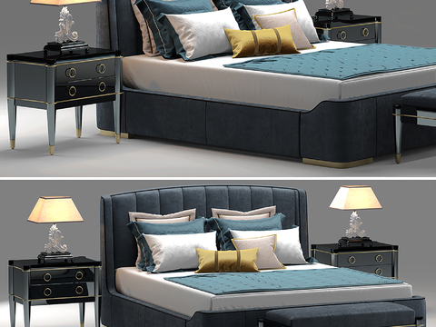 European-style double bed