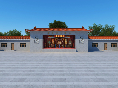 New Chinese Stage Square Performance Stage