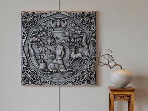 Embossed wall ornaments