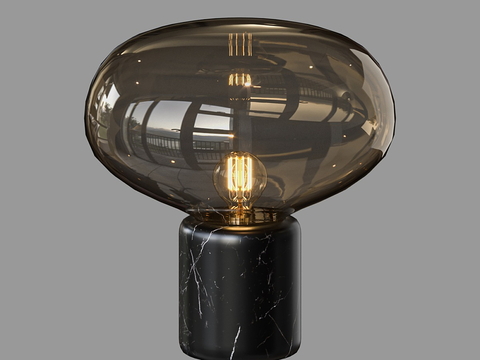 Modern glass table lamp