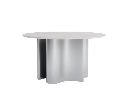 Modern Metal Dining Table Round Dining Table