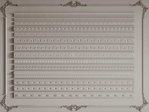 French Line Gypsum Line Corner