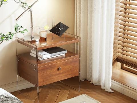 Antique bedside table