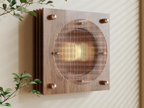 Log Style wall lamp atmosphere lamp