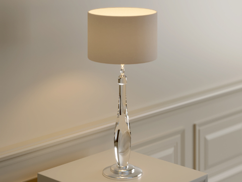 Modern glass table lamp