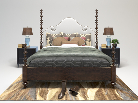 American Pastoral Double Bed