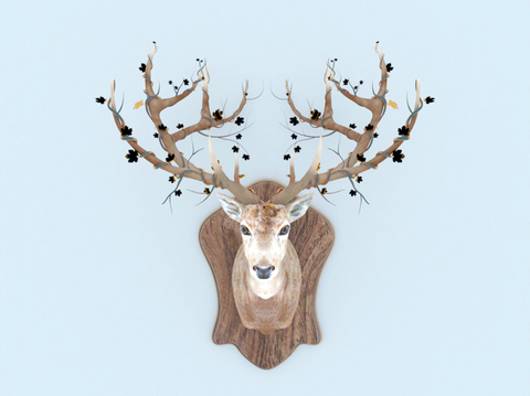 American Deer Head Hanging Ornament