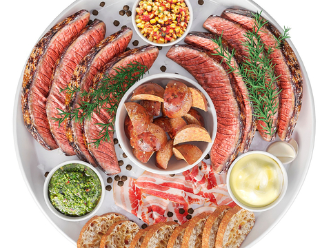 Food Steak Spice Meat Plate