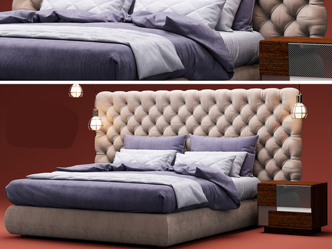 European-style double bed